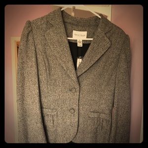 White House Black Market Gray Blazer - NWT